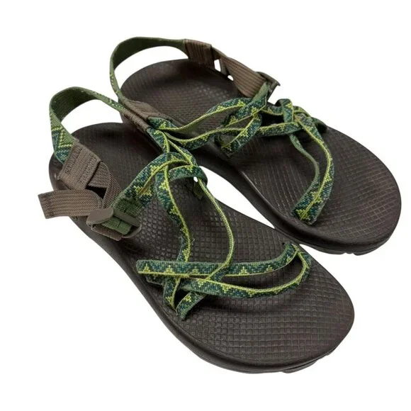 Chaco ZX1 Unaweep Water Hiking Sandals – Green, Grey, Black Women’s Size 8 - Picture 2 of 10